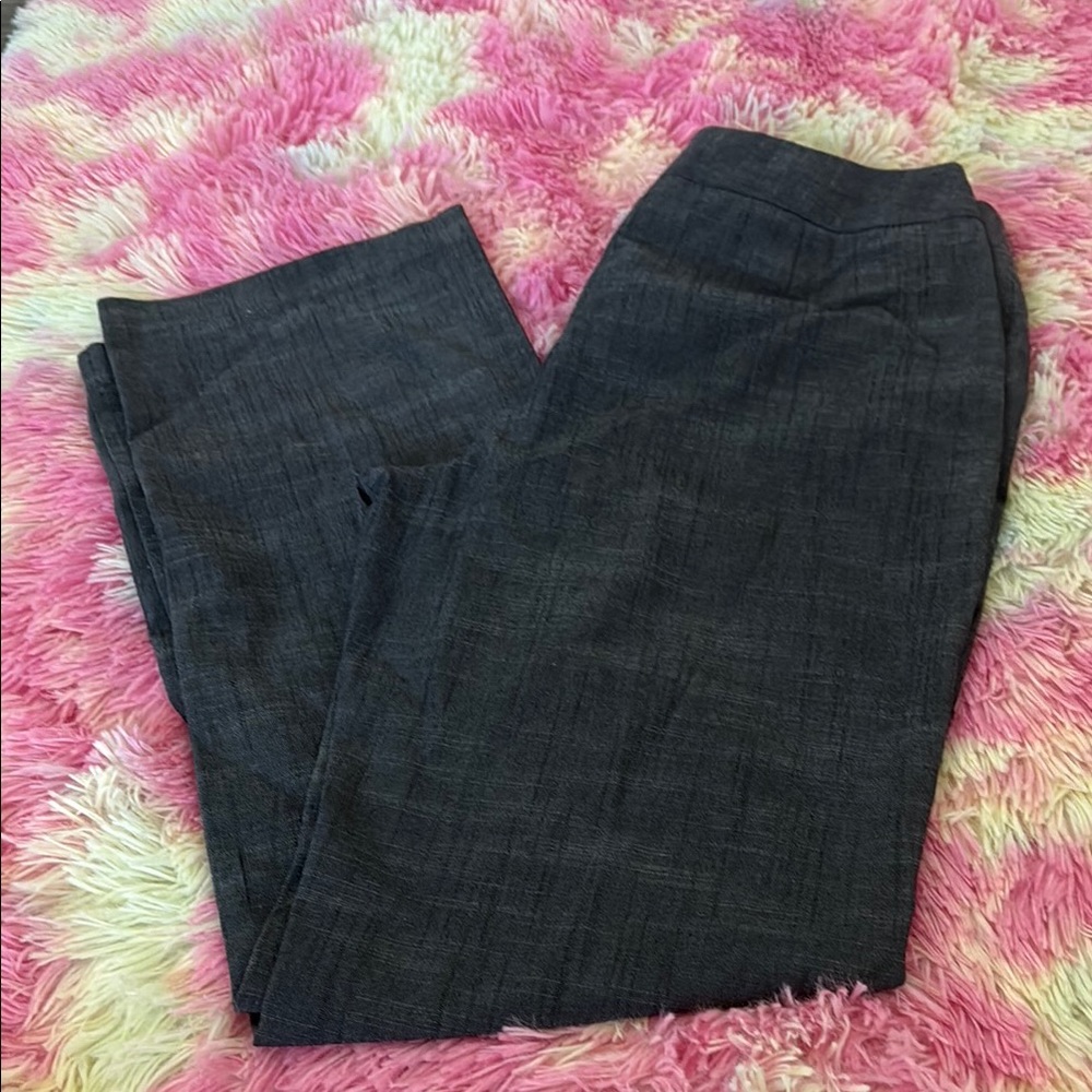 Elegant Charcoal Straight‎ Leg Jeans